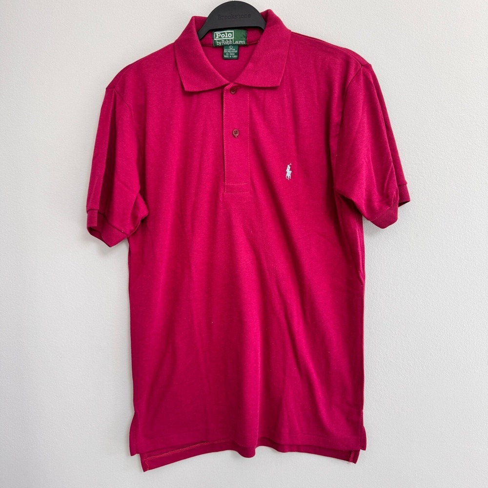 Polo Ralph Lauren Vintage Polo‎ Shirt Classic Fit Short Sleeve Casual Top Large
